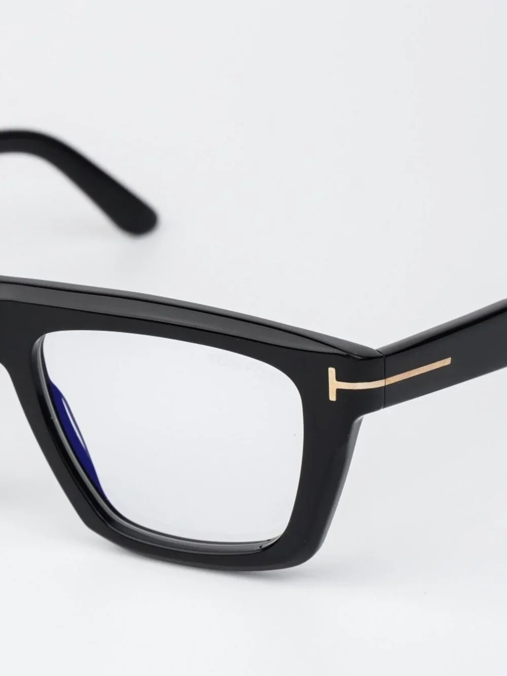 Tom Ford Women Eyeglasses Black Rectangle FT6059-B 001 NEW AUTHENTIC